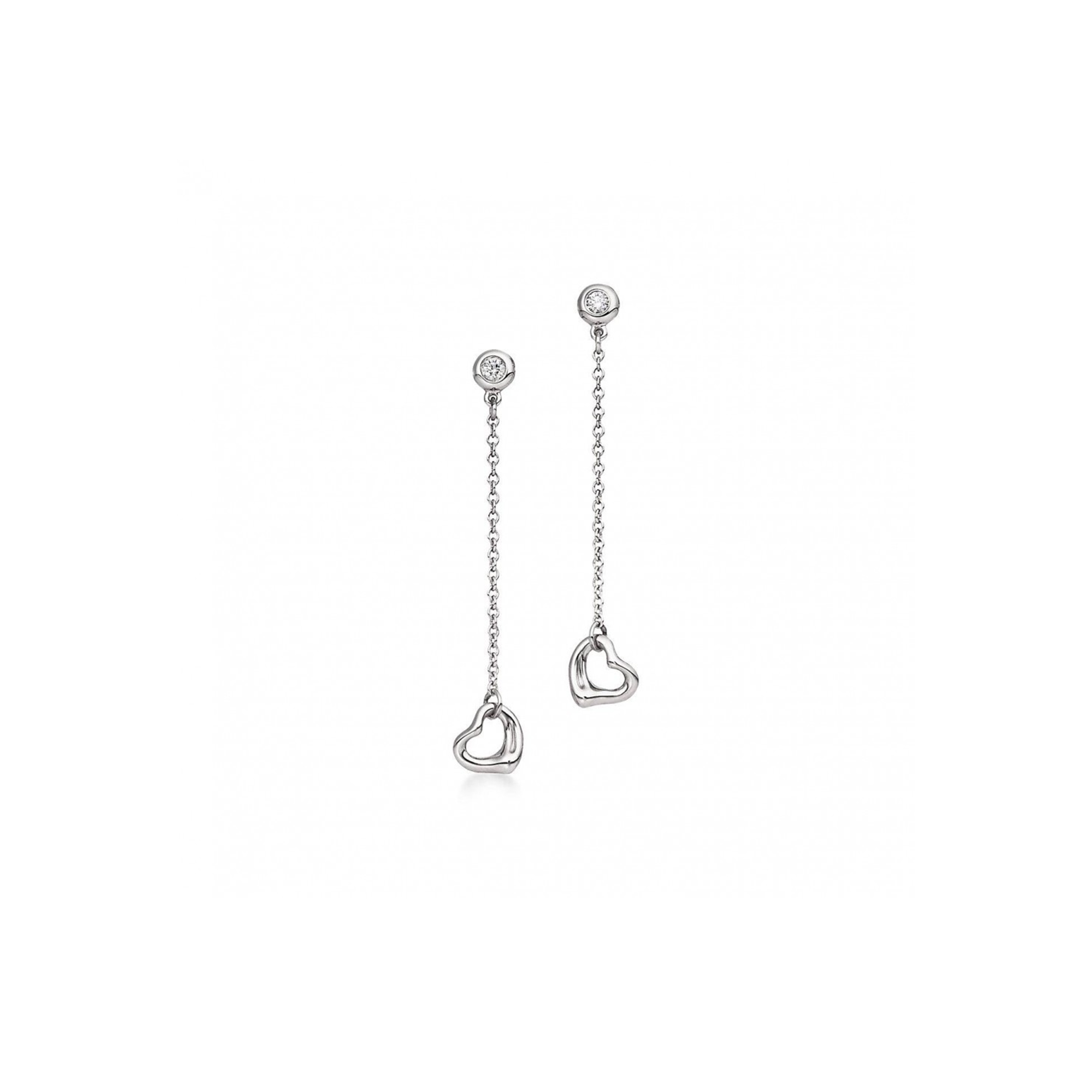 TIFFANY ELSA PERETTI® DIAMONDS BY THE YARD® OPEN HEART EARRINGS 60145964